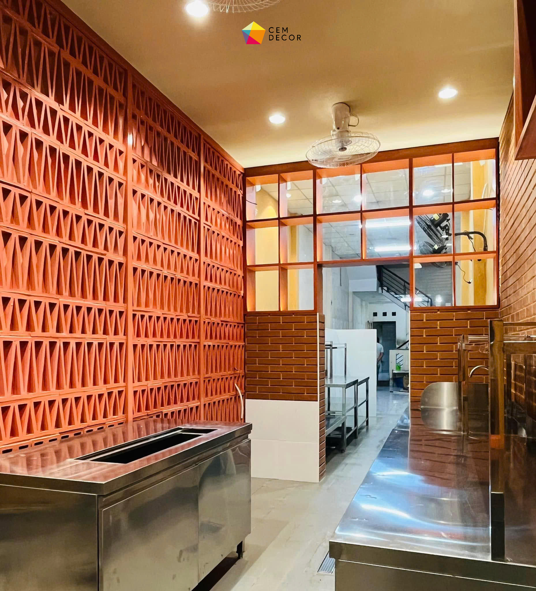 Gạch thông gió chữ M – Giải pháp kiến trúc xanh cho không gian hiện đại
