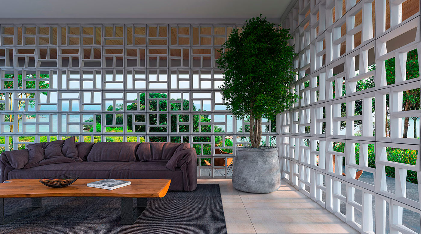 Gạch thông gió bê tông Cemdecor – giải pháp kiến trúc xanh cho công trình hiện đại