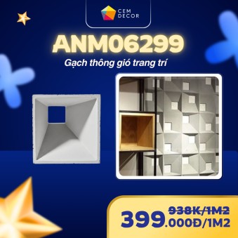 Gạch thông gió bê tông trang trí Cemdecor siêu SALE cuối năm 2025