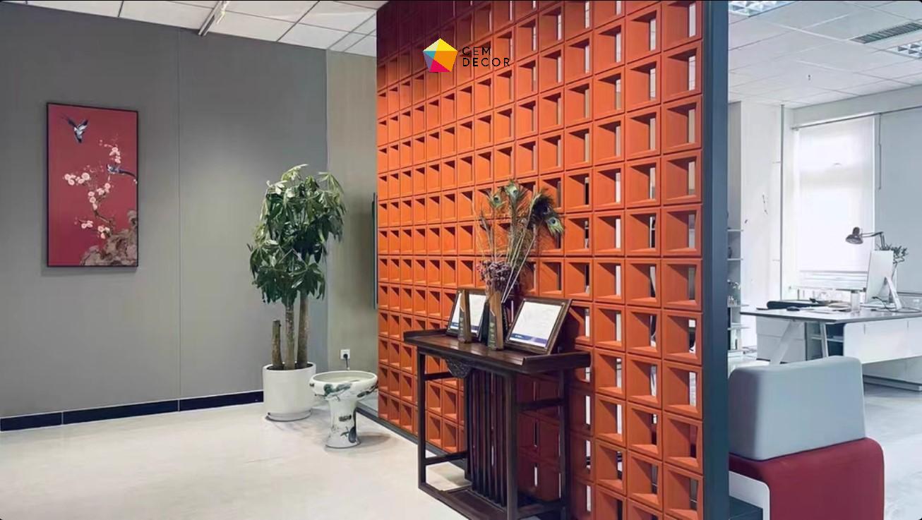 5 ứng dụng nổi bật của gạch bê tông 3D trong nhà ở, showroom và quán cà phê