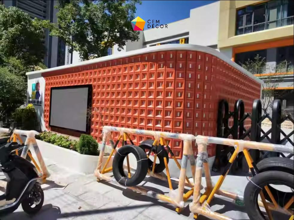 Thiết kế mặt tiền bằng gạch thông gió bê tông – đẹp thôi chưa đủ